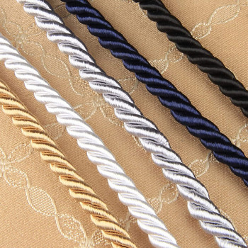 5mm 5/10YD Twisted Cord Rope Trim Craft Διακοσμητικό νάιλον σχοινί Χειροποίητο κορδόνι για ταπετσαρίες ραπτικής χειροτεχνίας Διακόσμηση σπιτιού