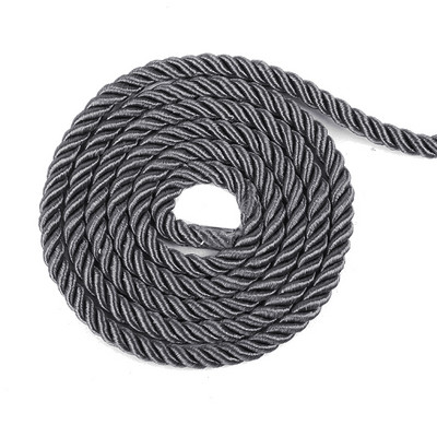 5 mm 5/10YD susuktos virvelės lyno apdaila, dekoratyvinė nailono virvė Rankų darbo virvelė, skirta siuvimui amatų apmušalai namų dekoravimui