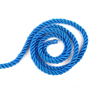 5 mm 5/10YD susuktos virvelės lyno apdaila, dekoratyvinė nailono virvė Rankų darbo virvelė, skirta siuvimui amatų apmušalai namų dekoravimui