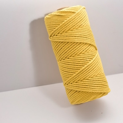3 mm makrame uže Jednobojni pamučni konac Ručno izrađeni pribor za rukotvorine DIY košara Pletenice arti