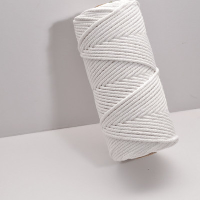 3 mm makrame uže Jednobojni pamučni konac Ručno izrađeni pribor za rukotvorine DIY košara Pletenice arti