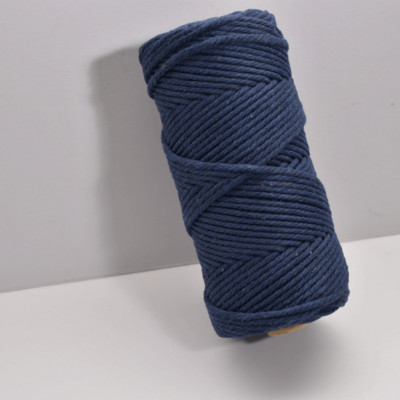 3 mm makrame uže Jednobojni pamučni konac Ručno izrađeni pribor za rukotvorine DIY košara Pletenice arti