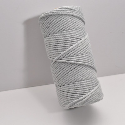 3 mm makrame uže Jednobojni pamučni konac Ručno izrađeni pribor za rukotvorine DIY košara Pletenice arti