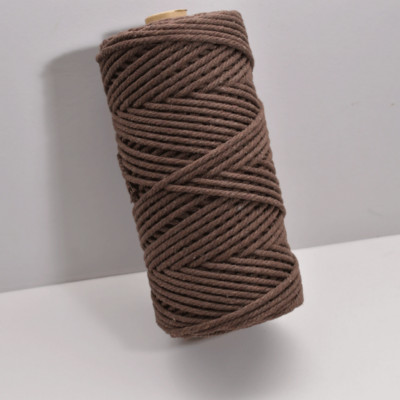 3 mm makrame uže Jednobojni pamučni konac Ručno izrađeni pribor za rukotvorine DIY košara Pletenice arti