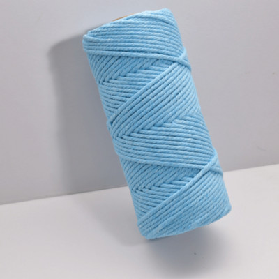 3 mm makrame uže Jednobojni pamučni konac Ručno izrađeni pribor za rukotvorine DIY košara Pletenice arti
