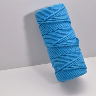 3 mm makrame uže Jednobojni pamučni konac Ručno izrađeni pribor za rukotvorine DIY košara Pletenice arti