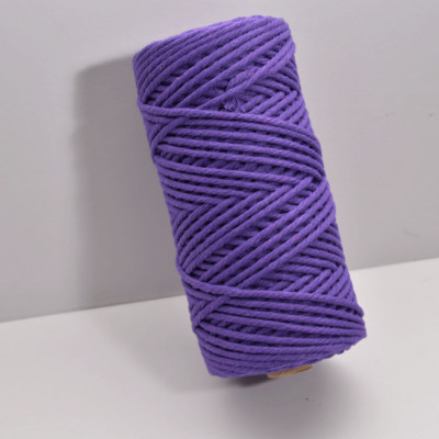 3 mm makrame uže Jednobojni pamučni konac Ručno izrađeni pribor za rukotvorine DIY košara Pletenice arti
