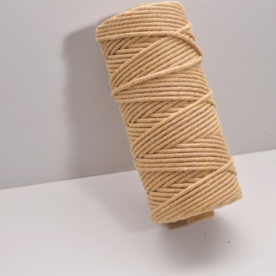 3 mm makrame uže Jednobojni pamučni konac Ručno izrađeni pribor za rukotvorine DIY košara Pletenice arti