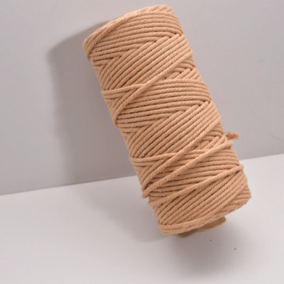 3 mm makrame uže Jednobojni pamučni konac Ručno izrađeni pribor za rukotvorine DIY košara Pletenice arti