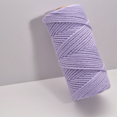 3 mm makrame uže Jednobojni pamučni konac Ručno izrađeni pribor za rukotvorine DIY košara Pletenice arti