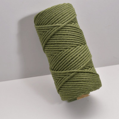 3 mm makrame uže Jednobojni pamučni konac Ručno izrađeni pribor za rukotvorine DIY košara Pletenice arti