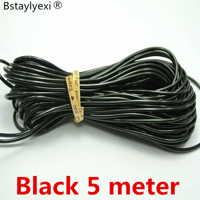 20 méter vegyes színű 10 méteres kötél üreges gumicső ékszerzsinór 2 mm-es fedél memória huzal dekoratív barkács kiegészítők