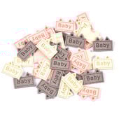 20vnt kačių raštas kūdikių pūkelių drabužių etiketės su reljefinėmis etiketėmis „pasidaryk pats“ vėliavos etiketė drabužių siuvimo priedams 19x26 mm cp3035