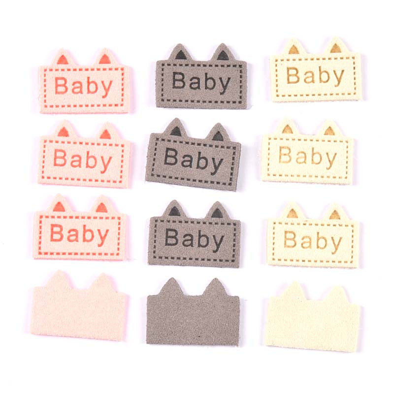 20vnt kačių raštas kūdikių pūkelių drabužių etiketės su reljefinėmis etiketėmis „pasidaryk pats“ vėliavos etiketė drabužių siuvimo priedams 19x26 mm cp3035