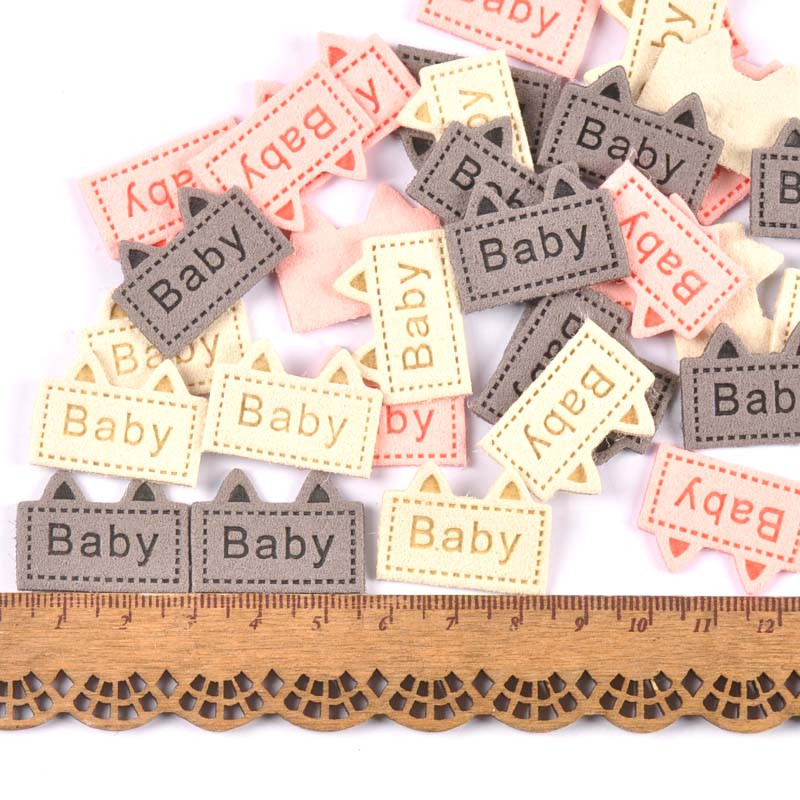 20vnt kačių raštas kūdikių pūkelių drabužių etiketės su reljefinėmis etiketėmis „pasidaryk pats“ vėliavos etiketė drabužių siuvimo priedams 19x26 mm cp3035