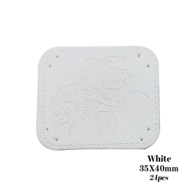 Ručno izrađene kožne naljepnice s cvijetom ruže za odjeću Ručno izrađena Pu flaster s cvijetom za traperice Ruksak Ručno izrađena naljepnica za odjeću