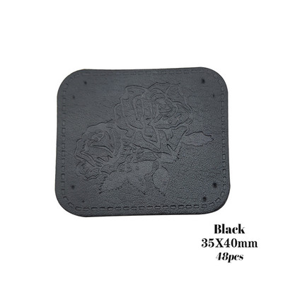 Ručno izrađene kožne naljepnice s cvijetom ruže za odjeću Ručno izrađena Pu flaster s cvijetom za traperice Ruksak Ručno izrađena naljepnica za odjeću