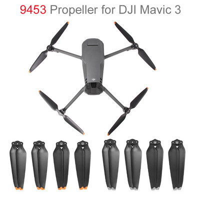 Propeler od 4 komada za DJI Mavic 3 9453 rekvizite s niskom razinom buke, brzim otpuštanjem sklopivih lopatica, rekvizite za smanjenje buke Dodatak za drone