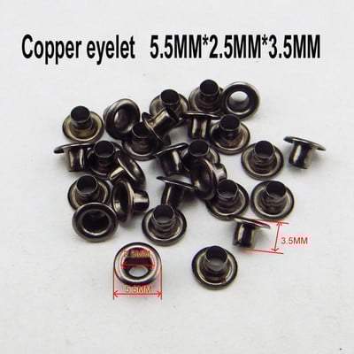 300 VNT 4MM*2MM*3,5MM Vario sidabro AKYS, mygtukų siuvimas Drabužių aksesuarai Apvalios sagos Odinės kilpelės ME-066