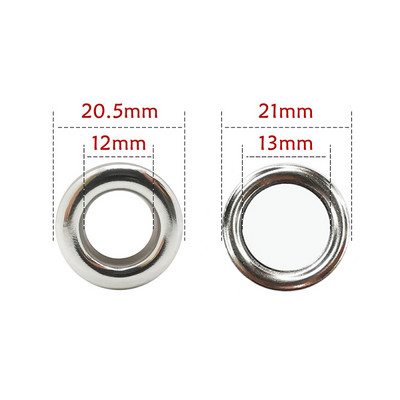 Naujas pristatomas 100 vnt./pak. nerūdijančio plieno perforuotas akių žiedas sagos, skirtos batams, drabužių diržų dekoravimo priedai