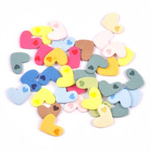 50 db Szív alakú dombornyomásos bőr címkék ruházati címkékhez Varrás Kalapok Táskák Kiegészítők Ruházat Barkács kézműves Kézzel készített kellékek