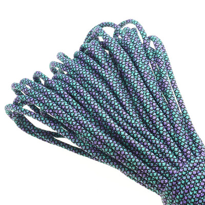 1kom 100FT 550 Paracord uže za padobrane Mil Spec Type III jezgra od 7 niti za penjanje, kampiranje, kopče, narukvica