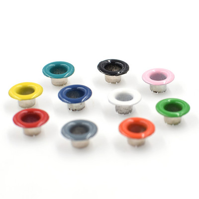 200 sets Eyelets Materials color spray Eyelets Rivets Color buttonholes Multicolor buckle Shoelaces eyes
