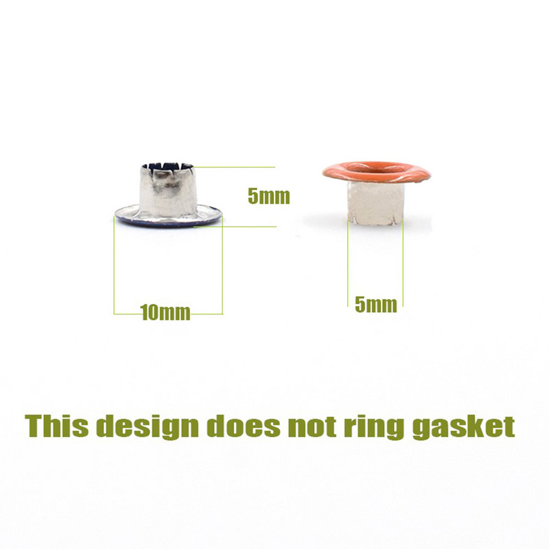 200 rinkinių Akutės Medžiagos spalvos purškiklis Akutės Kniedės Spalvotos sagų skylutės Daugiaspalvė sagtis Batų raišteliai akys