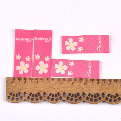 50 komada mješovitih boja cvjetnih uzoraka naljepnica za vezenje tkanine koje se mogu prati Oznaka za njegu odjeće Pribor za šivanje Potrepštine za odjeću C3504