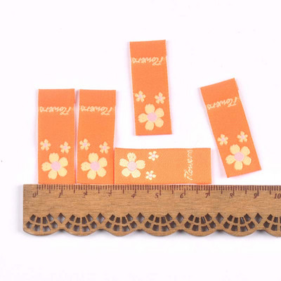 50 komada mješovitih boja cvjetnih uzoraka naljepnica za vezenje tkanine koje se mogu prati Oznaka za njegu odjeće Pribor za šivanje Potrepštine za odjeću C3504