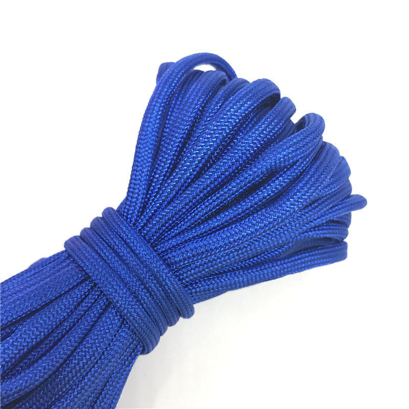 10 meetrit/partii 6 mm tahke langevarju nöör paela köis Mil Spec Type One Strand ronimine telkimise ellujäämisvarustus Paracord