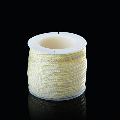 50 metrov/rola 0,8 mm neónová nylonová šnúrka, čínsky uzol, makramé šnúrka, náramok, pletená šnúrka, strapce, korálkovanie, niť