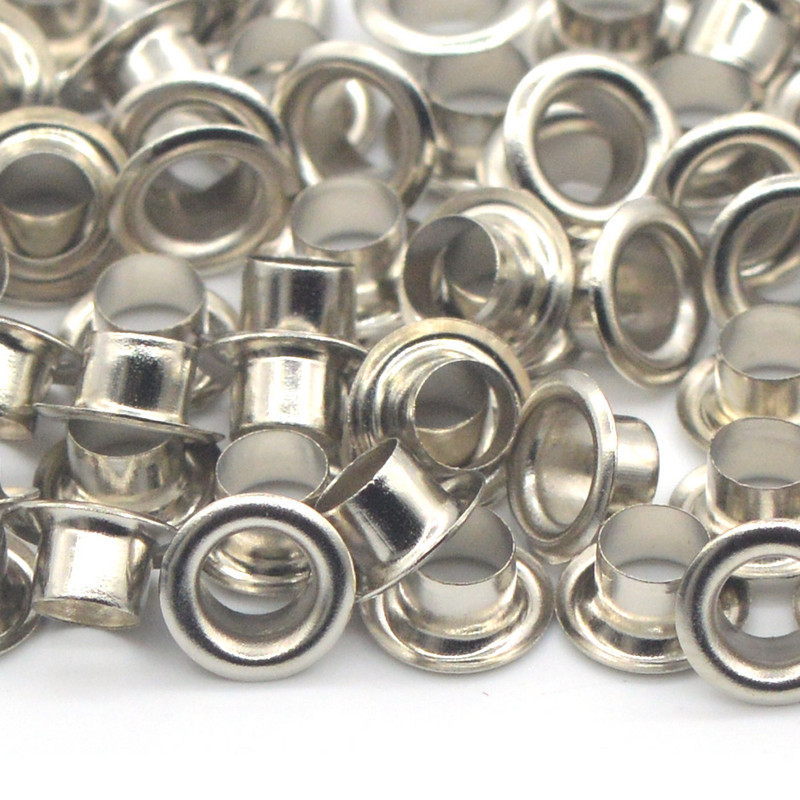 KALASO 100 szett keskeny élű 4 mm-es bronz színű tiszta sárgaréz anyagból átvezető lyuk alátéttel Fit bőr kézműves cipő övsapka