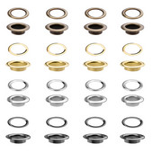 LMDZ 100 kompleta/vreći Metalne ušice od 12 mm s ušicama za DIY Scrapbooking Kapa Kožna torba za remen za cipele Oznaka Dodaci za odjeću