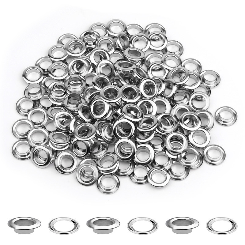 LMDZ 100 kompleta/vreći Metalne ušice od 12 mm s ušicama za DIY Scrapbooking Kapa Kožna torba za remen za cipele Oznaka Dodaci za odjeću