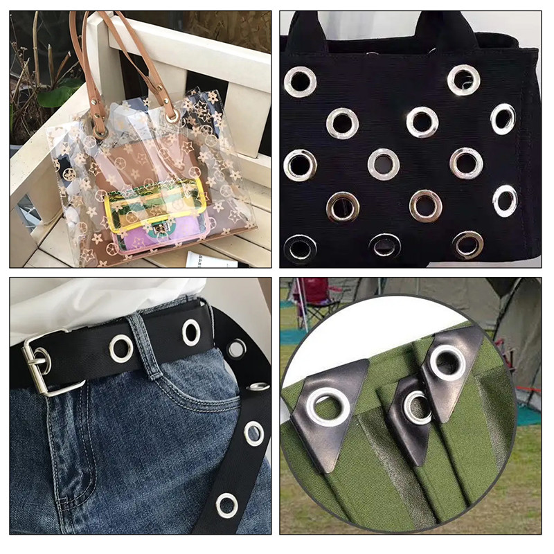 LMDZ 100 kompleta/vreći Metalne ušice od 12 mm s ušicama za DIY Scrapbooking Kapa Kožna torba za remen za cipele Oznaka Dodaci za odjeću