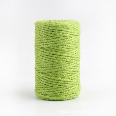 50 M/rullī krāsaina džutas aukla, dabīga audekla Hesijas aukla, kaņepju virve, džutas aukla mākslas darbiem. Dāvanu iesaiņojums