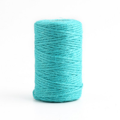 50 M/rullī krāsaina džutas aukla, dabīga audekla Hesijas aukla, kaņepju virve, džutas aukla mākslas darbiem. Dāvanu iesaiņojums