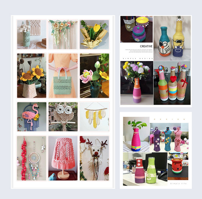 50 M/rullī krāsaina džutas aukla, dabīga audekla Hesijas aukla, kaņepju virve, džutas aukla mākslas darbiem. Dāvanu iesaiņojums