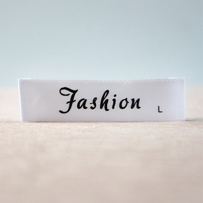 Individualizuotos 100 vnt / partijos drabužių etiketės, atspausdinta medvilnės etiketė, S-5XL