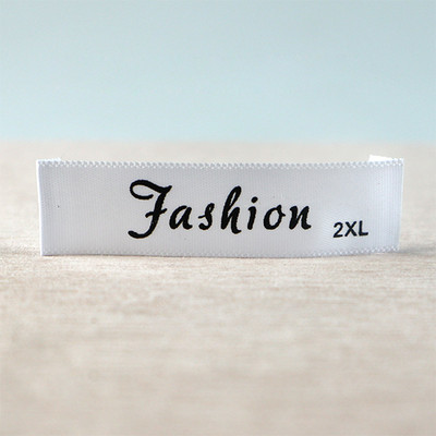 Individualizuotos 100 vnt / partijos drabužių etiketės, atspausdinta medvilnės etiketė, S-5XL