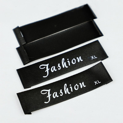 Individualizuotos 100 vnt / partijos drabužių etiketės, atspausdinta medvilnės etiketė, S-5XL