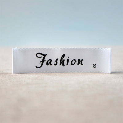 Individualizuotos 100 vnt / partijos drabužių etiketės, atspausdinta medvilnės etiketė, S-5XL