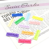 30kom/lot Ručno izrađena etiketa za oznake odjeće Ručno izrađena oznaka Vlaknasta kožna etiketa DIY šeširi Torbe Dodaci za šivanje 54*15MM