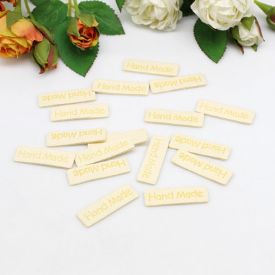 30kom/lot Ručno izrađena etiketa za oznake odjeće Ručno izrađena oznaka Vlaknasta kožna etiketa DIY šeširi Torbe Dodaci za šivanje 54*15MM