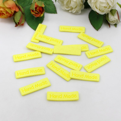 30kom/lot Ručno izrađena etiketa za oznake odjeće Ručno izrađena oznaka Vlaknasta kožna etiketa DIY šeširi Torbe Dodaci za šivanje 54*15MM