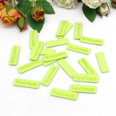30kom/lot Ručno izrađena etiketa za oznake odjeće Ručno izrađena oznaka Vlaknasta kožna etiketa DIY šeširi Torbe Dodaci za šivanje 54*15MM