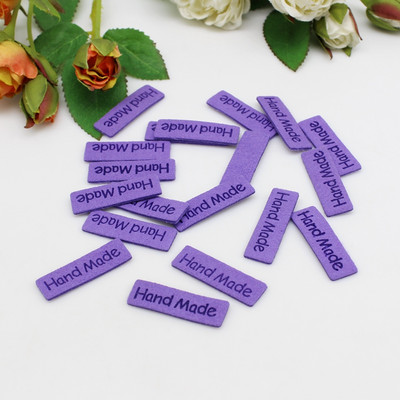 30kom/lot Ručno izrađena etiketa za oznake odjeće Ručno izrađena oznaka Vlaknasta kožna etiketa DIY šeširi Torbe Dodaci za šivanje 54*15MM