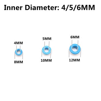 100 комплекта 10 цвята микс 4 мм 5 мм 6 мм дупка метална боя цветни капси нитове катарама пръстени с шайба за Направи си сам обувки колан шапка декор