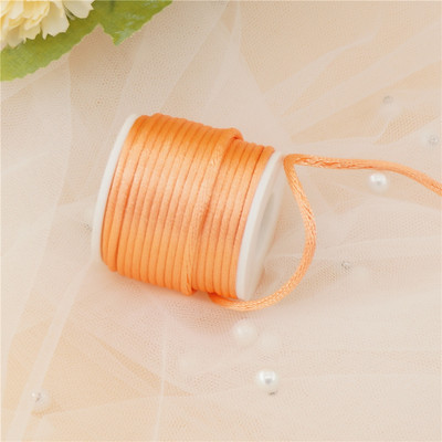 42 boje 2 mm X 10 m/rola Čvrsto pleteno makrame svileno satensko najlonsko uže za užad DIY Izrada nalaza Konac za perle Žica 2 mm